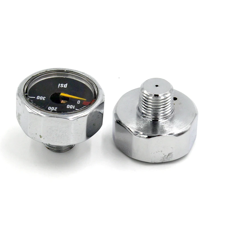 

QUPB Low Pressure 24.5 mm Gauge 300psi for Paintball Marker Regulators 1/8NPT GES002