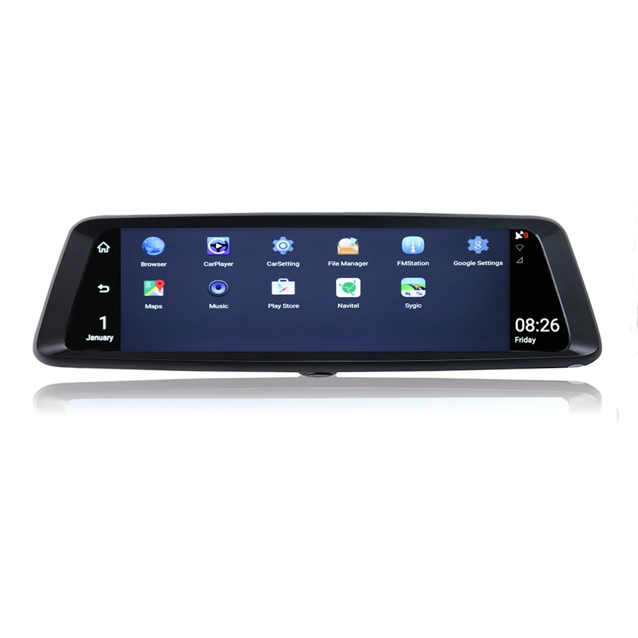 Otstrive 10 дюймов потоковое видео регистратор 4G Android WiFi Bluetooth ADAS GPS навигация 1080P