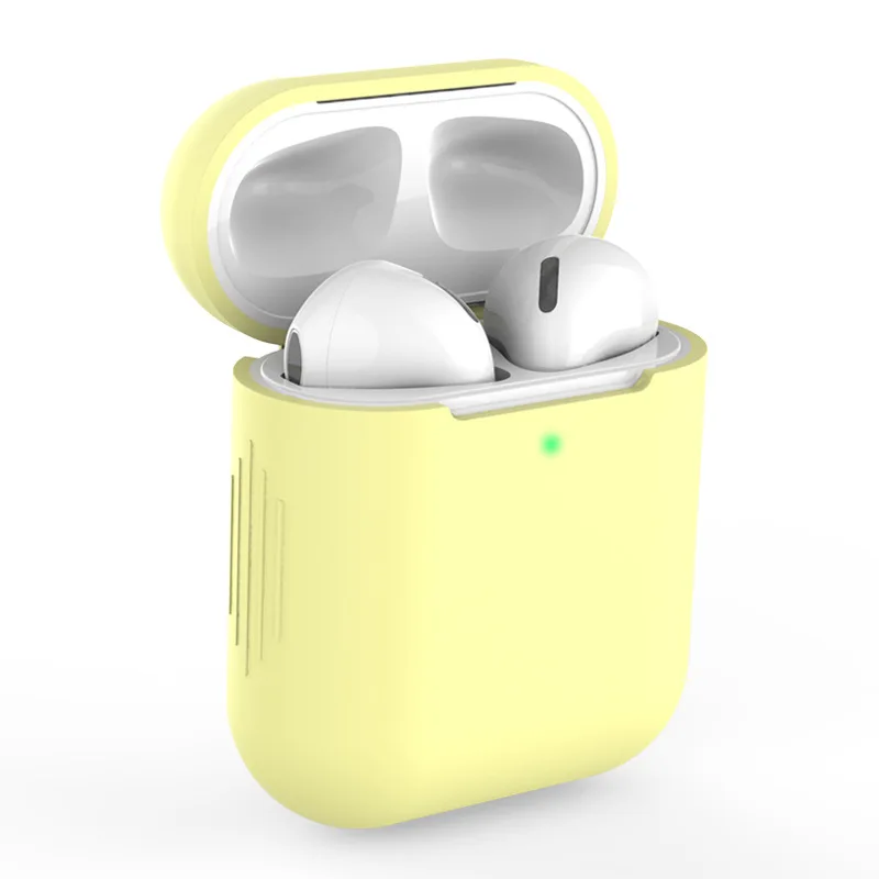 Мягкий силиконовый чехол для Apple Airpods ударопрочный AirPods 2 1 наушников s