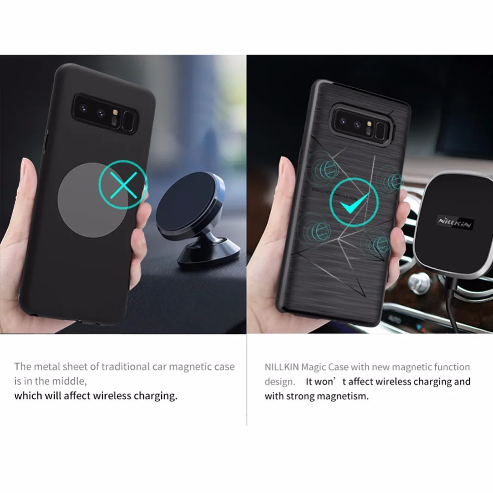 Чехол Nillkin Magic для Samsung Galaxy Note 8 магнитный автомобильный держатель Роскошный