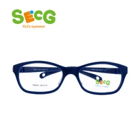 secg round big kids frame flexible soft optical glasses frame comfortable nose pads rubber strap spectacle eyeglasses lunettes