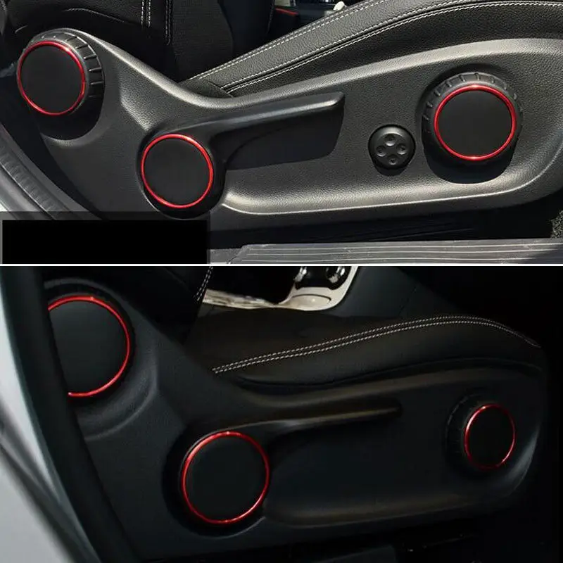 

Alloy Car Seat Adjustive Switch Button Decoration Frame Cover Ring For Benz GLA200