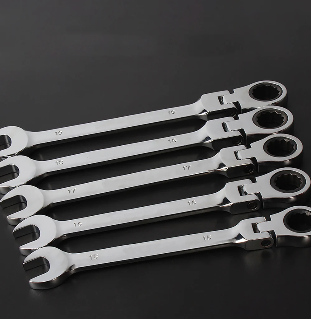 6-24mm Flexible Head Combination Ratchet Wrench Dual-use Ratchet Wrench tools