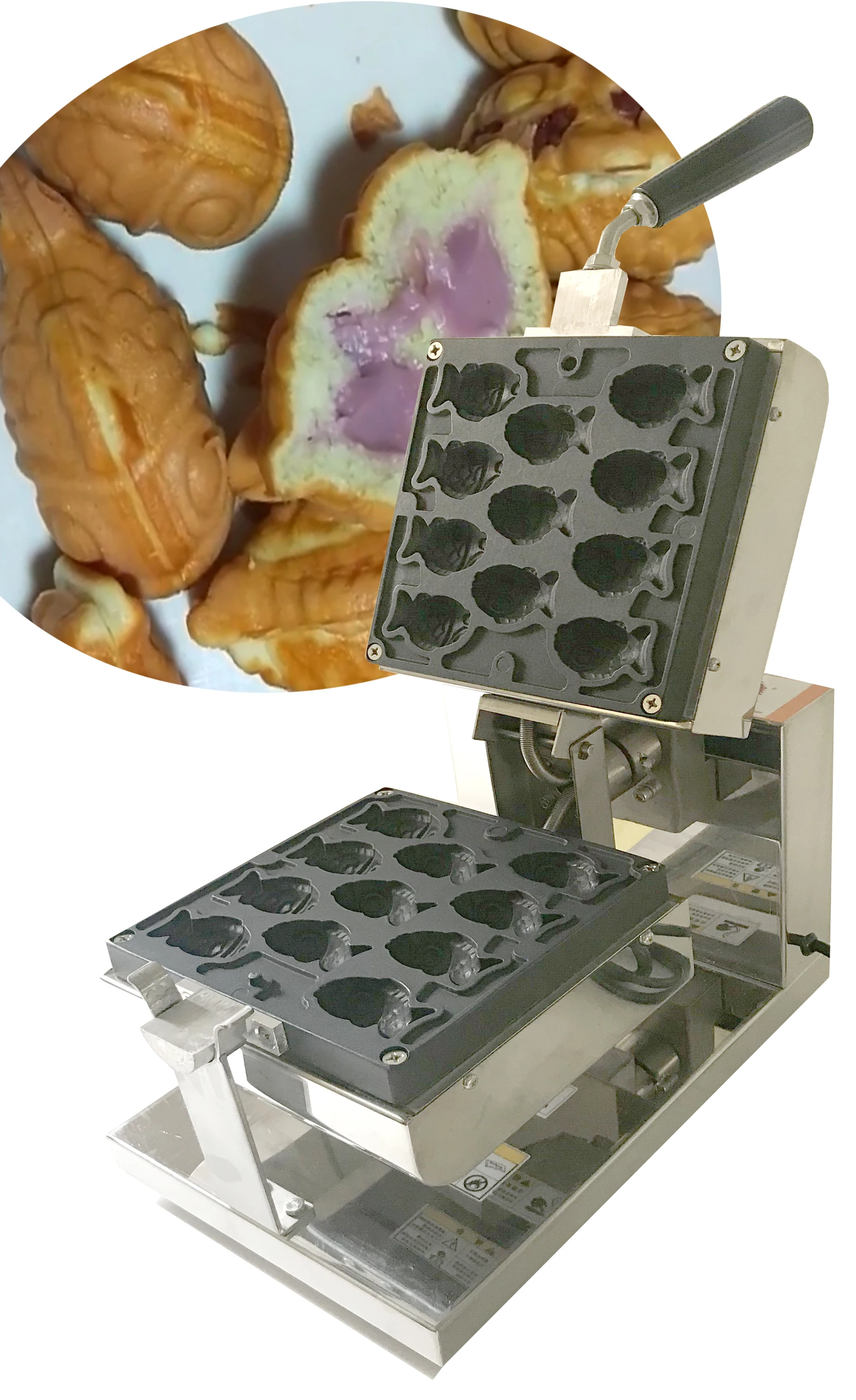 110 v 220 v-240 v электрическая мини машина для изготовления тайяки машина для сэндвичей, пирожных машина легко для сменной формы