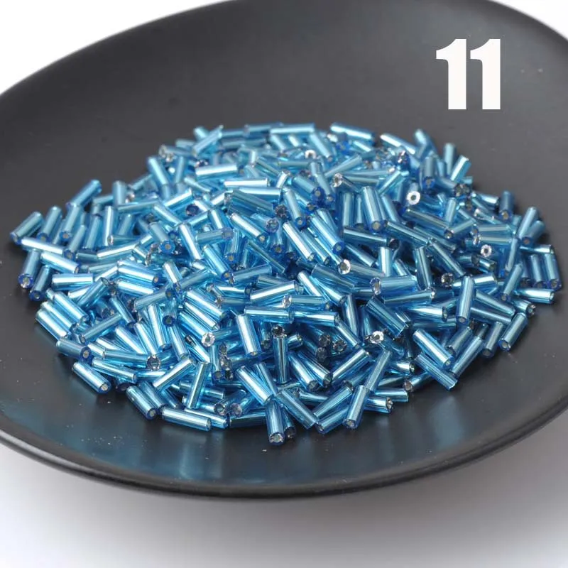 17 Color 6x2mm 1000pcs Crystal Glass Spacer beads SILVER LINED Czech Seed Beads For Jewelry Handmade DIY BL6MMG01 | Украшения и
