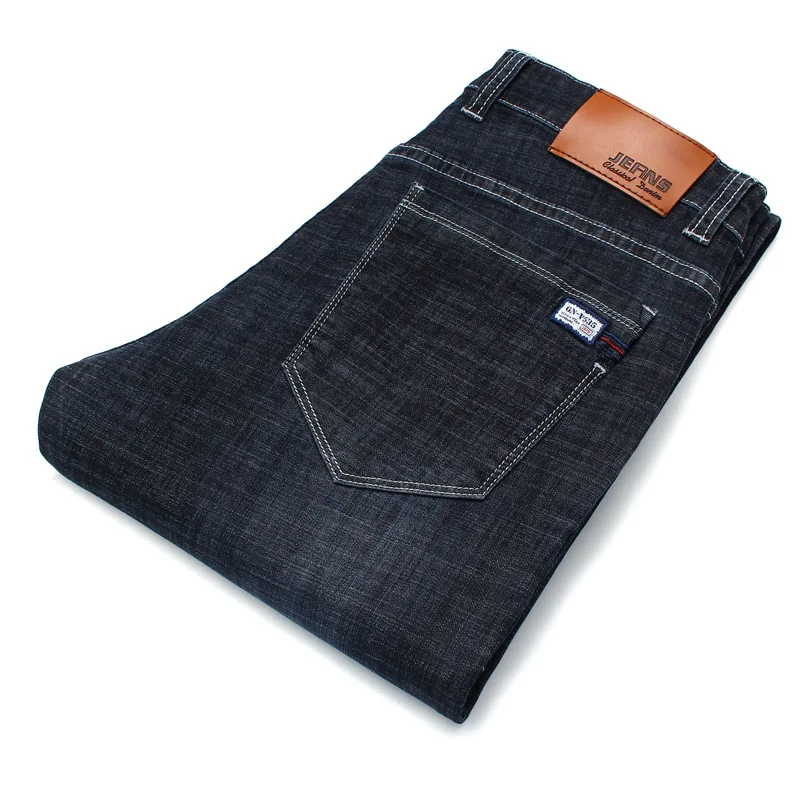 Мужские джинсы в байкерском стиле черные синие прямые брюки хип хоп большие