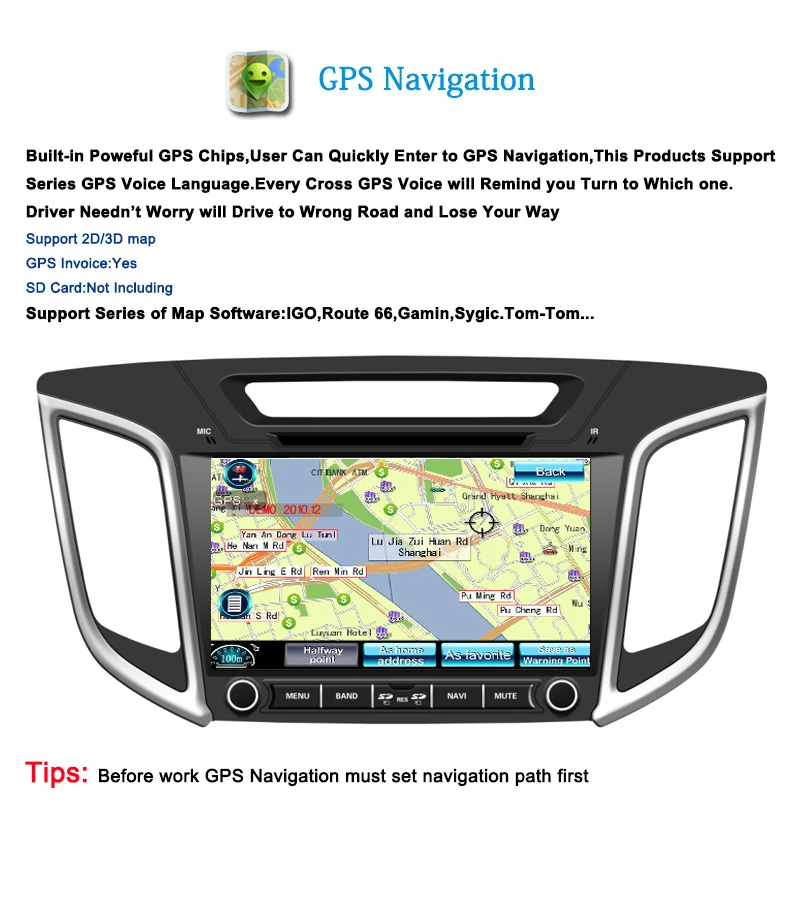 2 Din Автомобильный Радио DVD gps навигатор плеер для hyundai Creta IX25 сенсорный экран темно-синий мультимедиа головное устройство