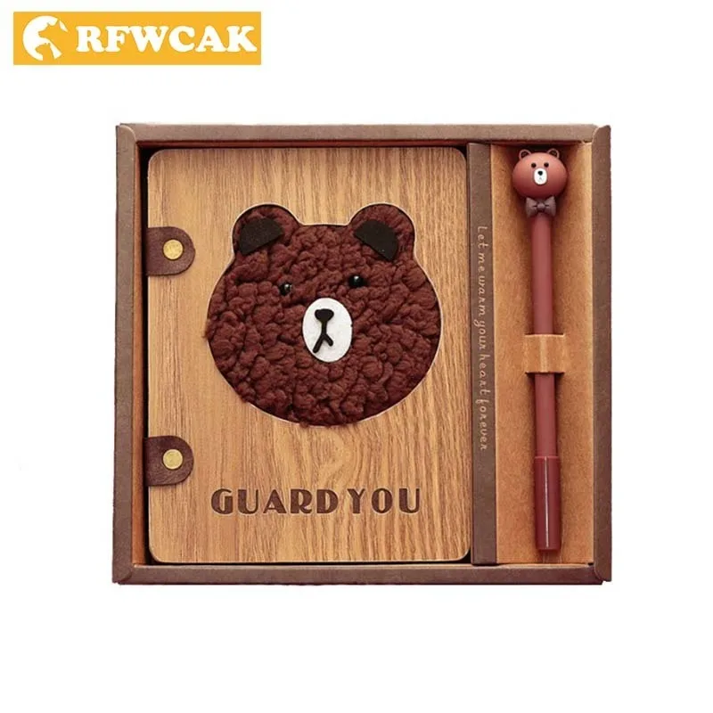 Прямая покупка новая странная книга Zakka маленькая ткань медведь белый кролик