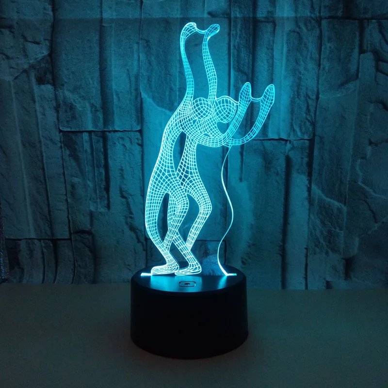 Фото YIMIA Creative 3D Visual Dancer Dancing Led Night Light 7 Color Home Table Party Bar Decor Lamp Boys Man Kids Favor Best Gifts Лампы и YIMIA Creative 3D Visual Dancer Dancing Led Night Light 7 Color Home Table Party Bar Decor Lamp Boys Man Kids Favor Best Gifts Лампы и