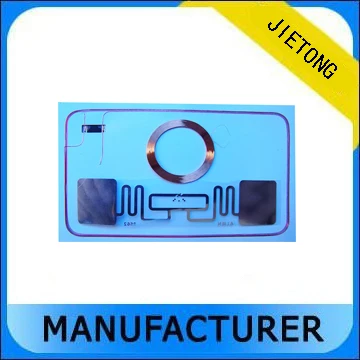 Двойная частота HF + UHF 13 56 M и 915MHz составная IC карта RFID смарт белая пассивная бирка |