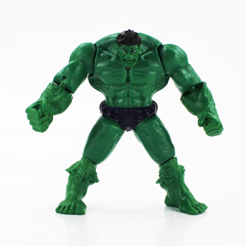 6 шт./лот Капитан Америка Тор Человек паук Бэтмен ПВХ Фигурки игрушки со