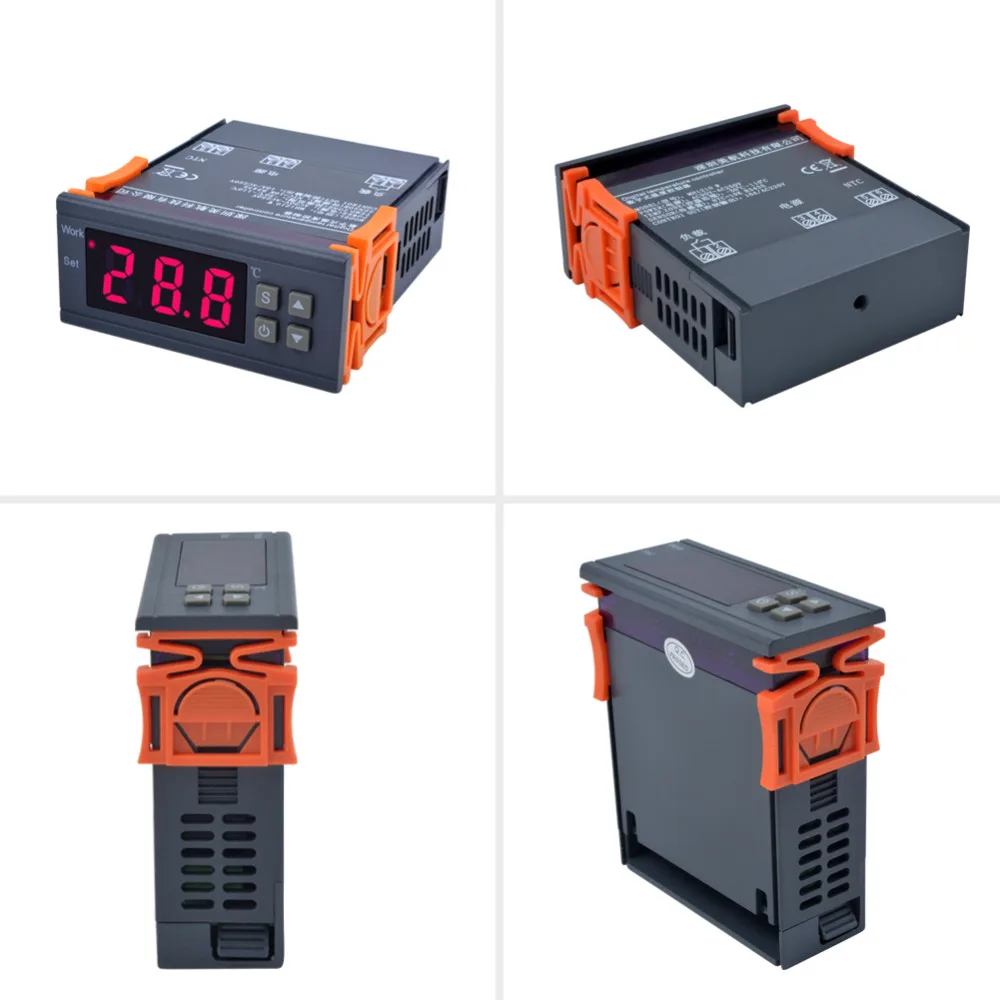 MH1210W цифровой регулятор температуры AC90-250V 10 А 220 В регулятор термостата С сенсором-50~ 110C контроль нагрева и охлаждения