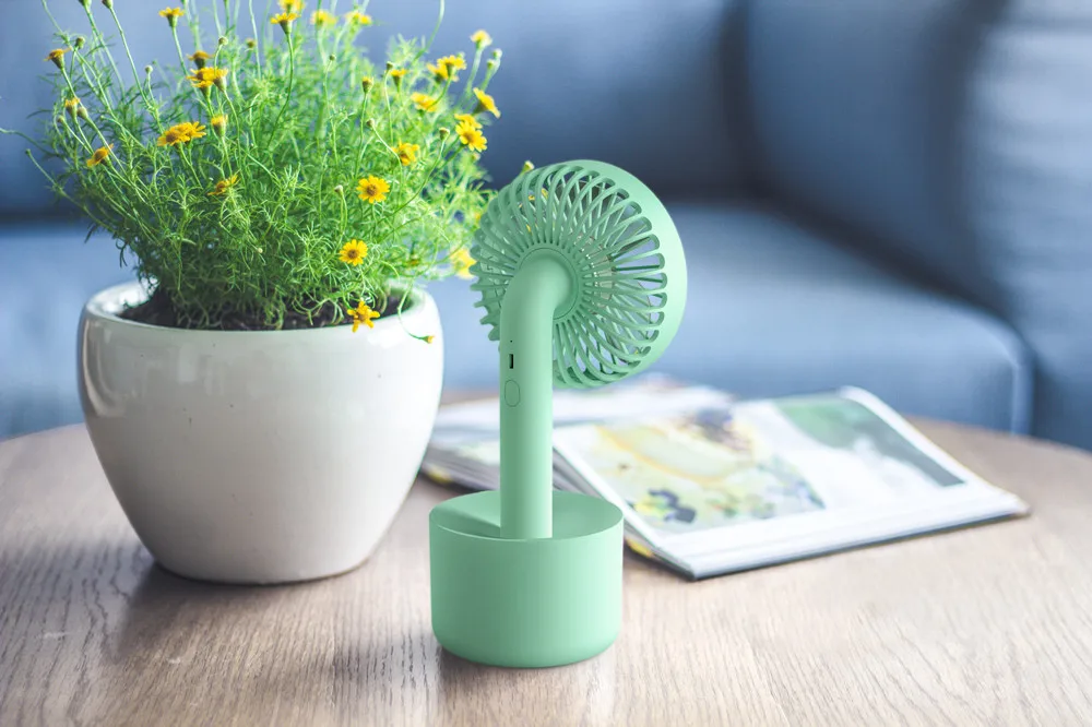 Xiaomi Mijia Daisy Fan портативный ручной с перезаряжаемой встроенной батареей 2000 мАч usb-порт удобный мини-вентилятор для умного дома