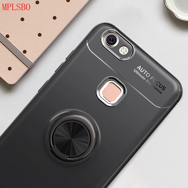 Магнитный чехол MPLSBO с кольцом для телефона Vivo V5 Plus Y67 Y69 Y83 Y85 Y53 2017 Y75S X9 X20 Модный |