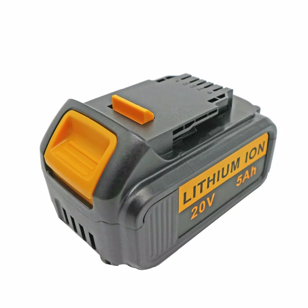 Для dewalt DCB205 20v 5ah литиевая запасная батарея для tools DCB200 DCB180 DCB181 DCB182 DCB201 2|Комплекты