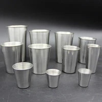 50pcs 30ml 45ml stainless steel measuring cups one shot glass cocktail bartender scale cup liquor bar tools