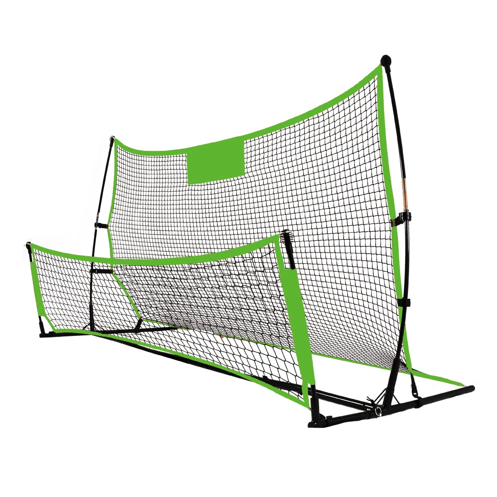SKLZ Портативный 8*5 дюймов футбольные ворота односторонняя Двусторонняя отскок сетка для школы футбольной тренировки практика футбольные ворота - Цвет: 005729-Green