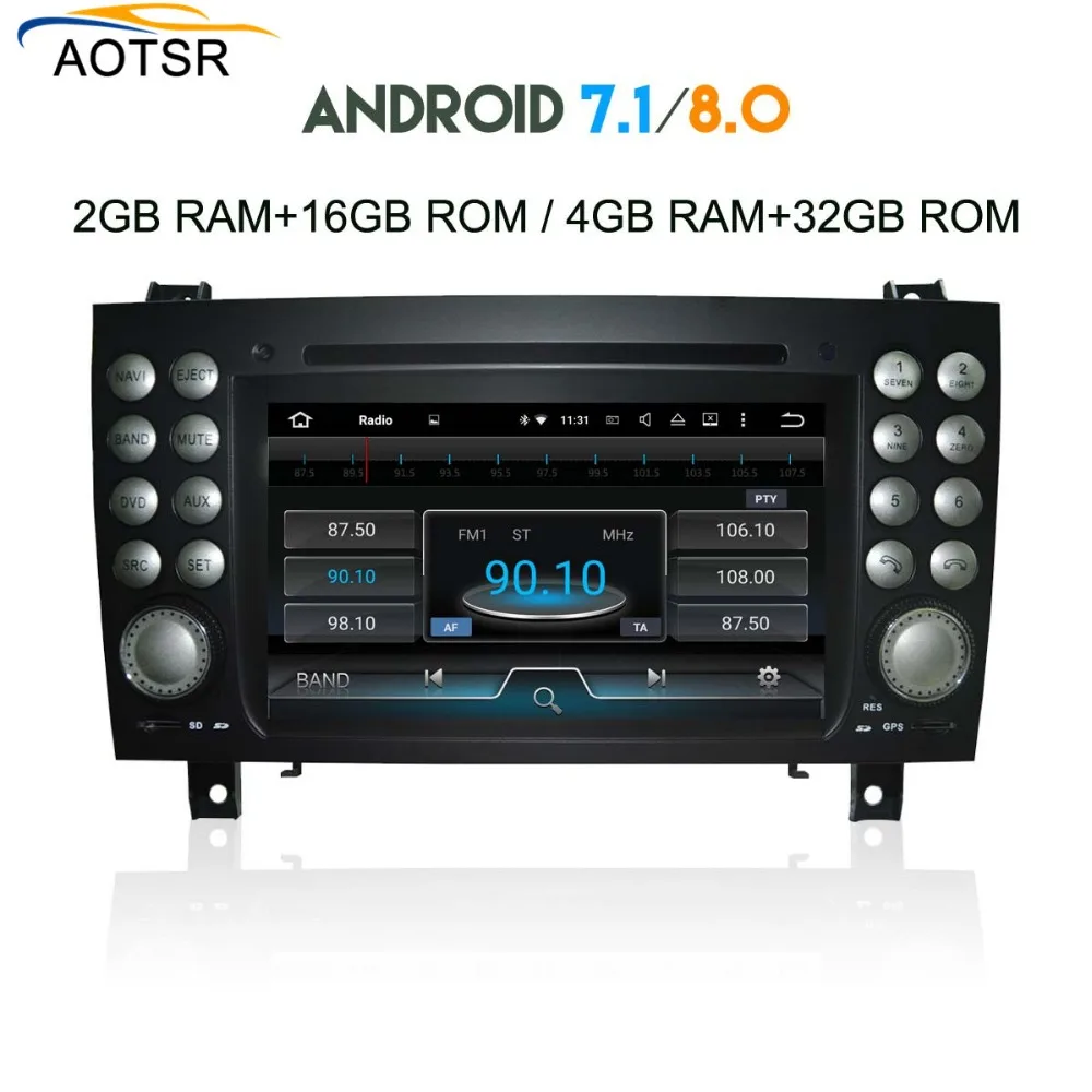 2 Din автомобильный DVD плеер блок для Mercedes Benz SLK 171 2004 2011 Автомобильный