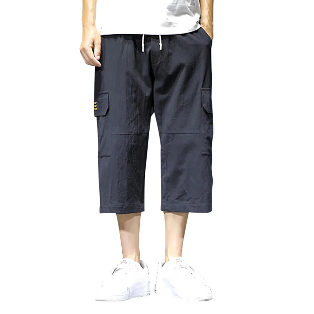 2019 новые летние мужские повседневные штаны шаровары удобные для пробежек фитнес