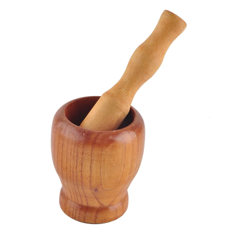 Деревянный измельчитель для чеснока имбиря специй новый год 2019 кухонный