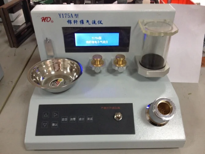 

(Y175 portable cotton fiber air flow meter) textile instrument