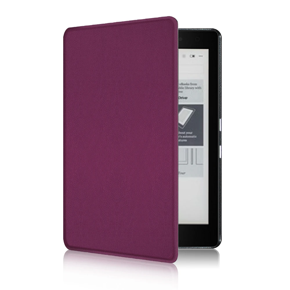 Чехол из искусственной кожи для Kobo Aura Edition 2 6 дюймов устройство для чтения электронных книг, защитный чехол смарт-крышка со сном/бодрствование