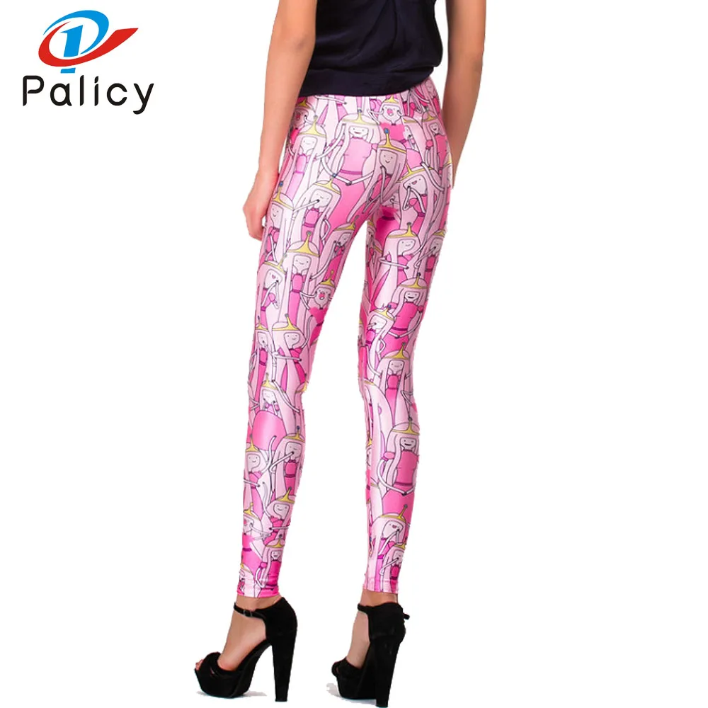 Palicy Fashion Summer Autumn Legging 3D Printed Women leggings Sexy Ladies Pink Strench Fitness Pants Queen Cartoon Spandex