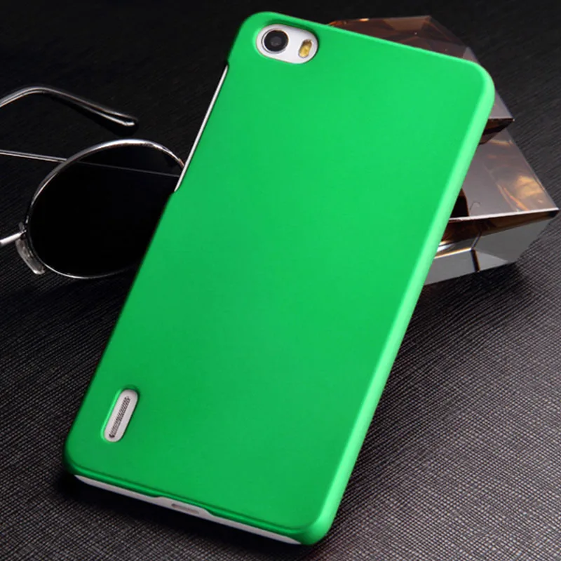 Пластик Coque 5.0For huawei для НУА Вэй слава 6 Чехол для huawei для НУА Вэй слава 6 Honor6 Pro Plus H60-L02 H60-L04 телефона чехол-лента на заднюю панель - Цвет: Green