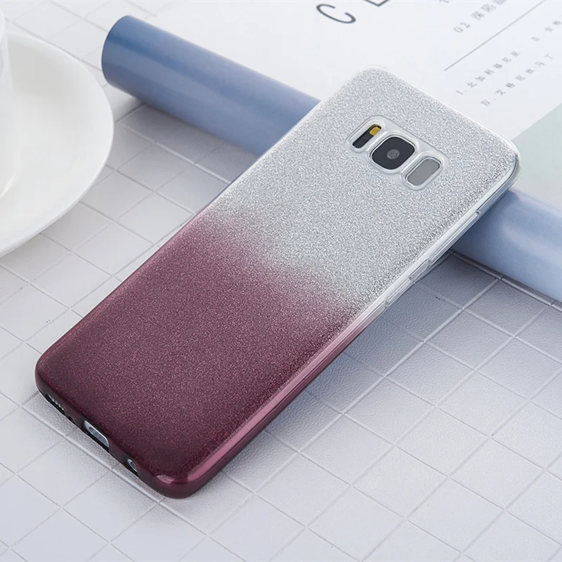 Glitter Case for Samsung Galaxy A3 A5 A7 2016 J3 J5 J7 2017 J2 Pro Prime A8 2018 S5 Neo S6 S7 edge S8 S9 Plus 2 In 1 Cover CAPA |