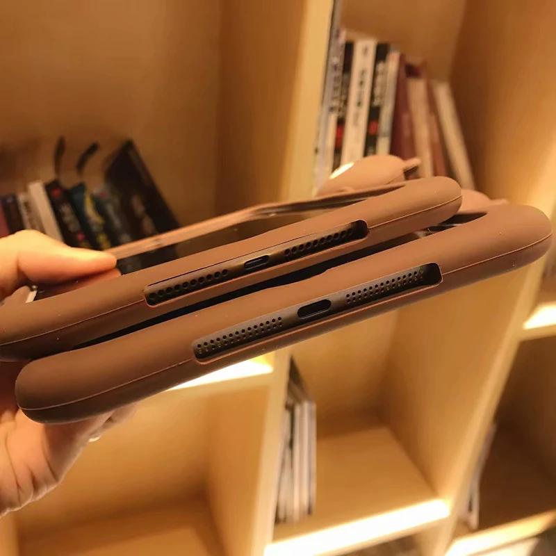 Чехол-подставка для ipad air 2 3 9 7 2017 2018 силиконовый чехол с мультяшным медведем pro 10 5