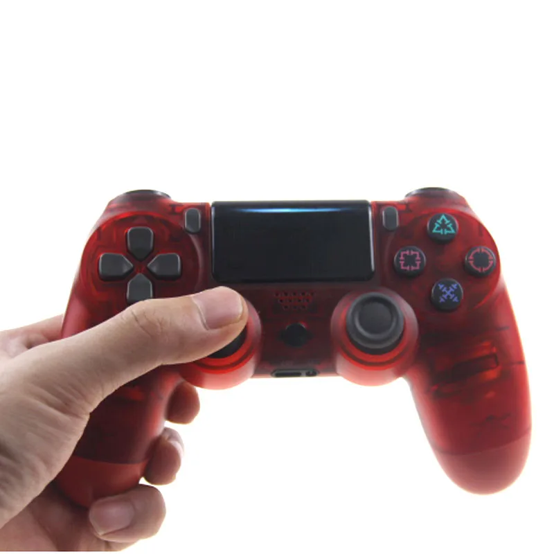 Версия 2 v для двойного вибрации PS4 Pro Bluetooth беспроводной контроллер для вибрации джойстик Игровые приставки 4 геймпад встроенные тесто