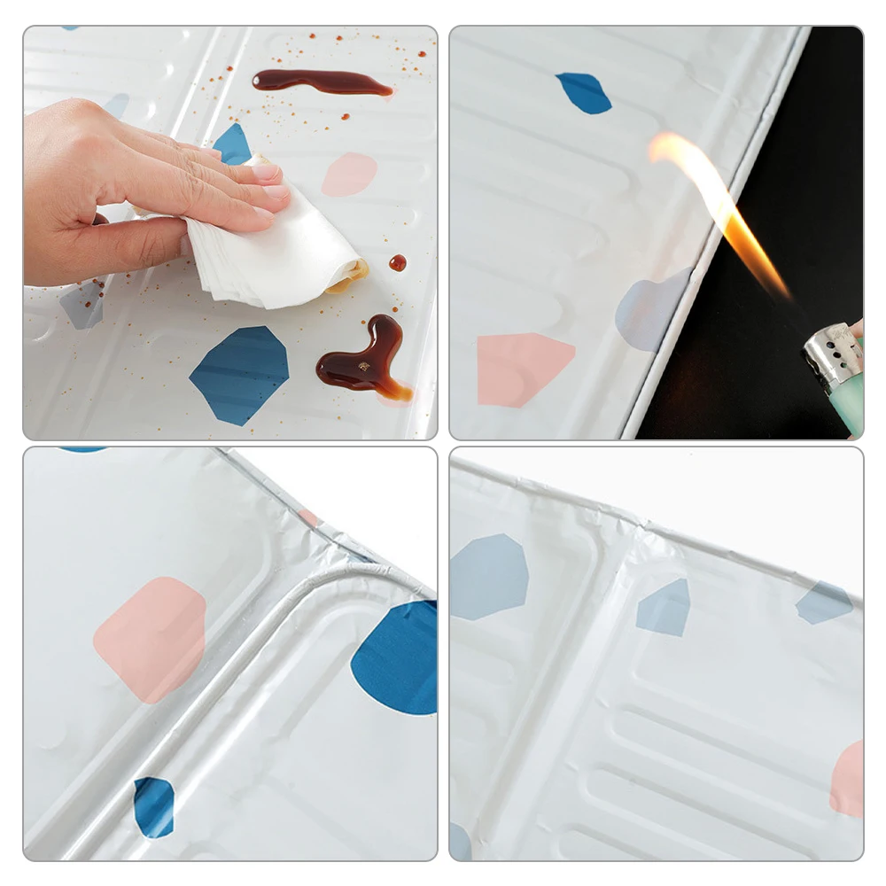 Газовая плита теплоизоляционная алюминиевая фольга маслостойкая кухонная