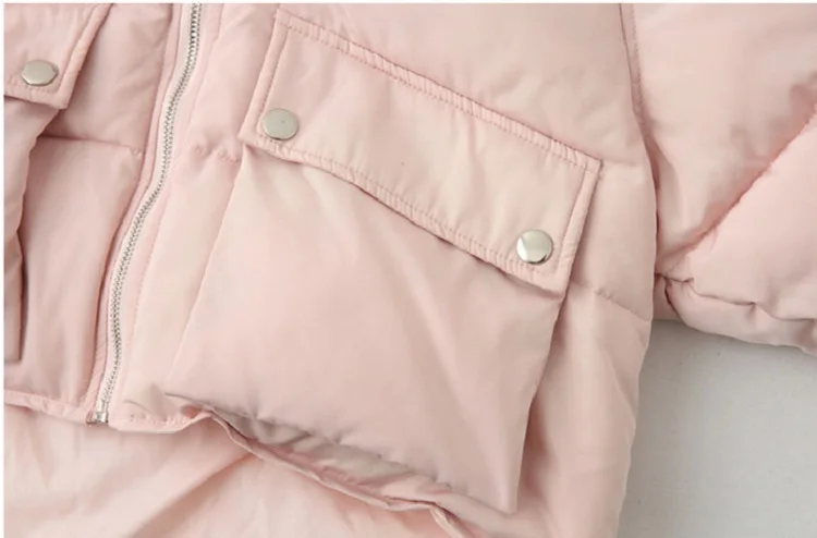 Ladies Short Winter Jacket Women Hooded Warm Jackets Coat Female Bat Sleeve Thick Outwear Parkas Down | Женская одежда