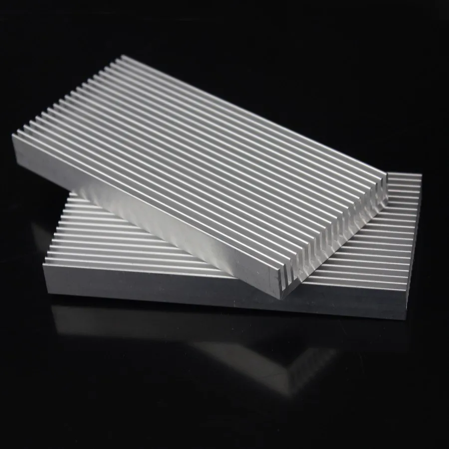 Gdstime 5pcs 100mm x 48mm 11mm Silver Aluminum Heat Sink Radiator Heatsink IC Chip Cooling Cooler 100x48x11mm | Компьютеры и офис