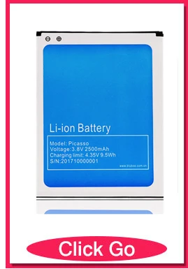 Для Bluboo аккумулятор Picasso Batterie Bateria Batterij Аккумулятор AKKU для Bluboo Picasso мобильный телефон 2500 мАч высокое качество