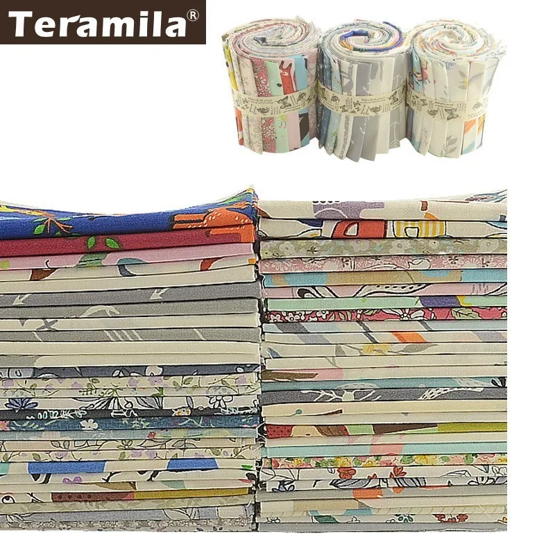 Teramila хлопок ткань метр животное цветочный мультфильм дизайн Telas Por Metro 50x160 см Ткань DIY Tissu швейное платье одеяла детские