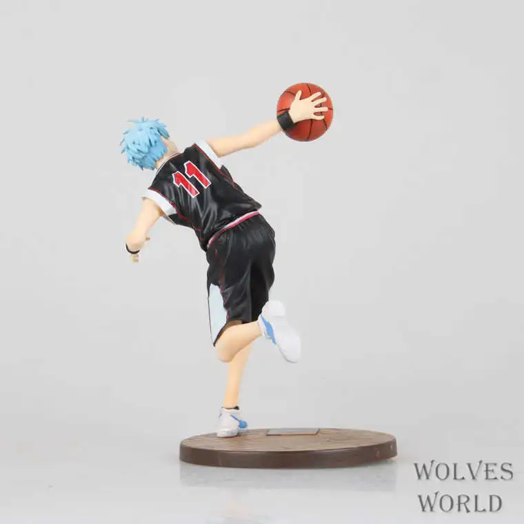 Huong аниме Куроко Баскетбол 18 см Tetsuya Kuroko ПВХ фигурка Коллекционная модель игрушки