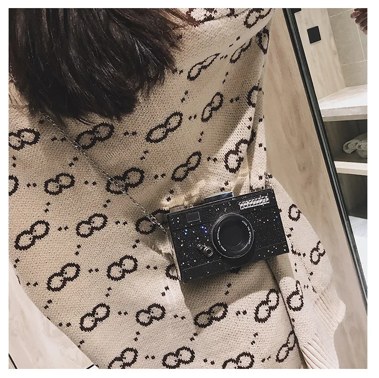 Для женщин Кристалл box клатч блестки сумка камеры Синтетическая кожа crossbody Сумка сверкают дамы сумка