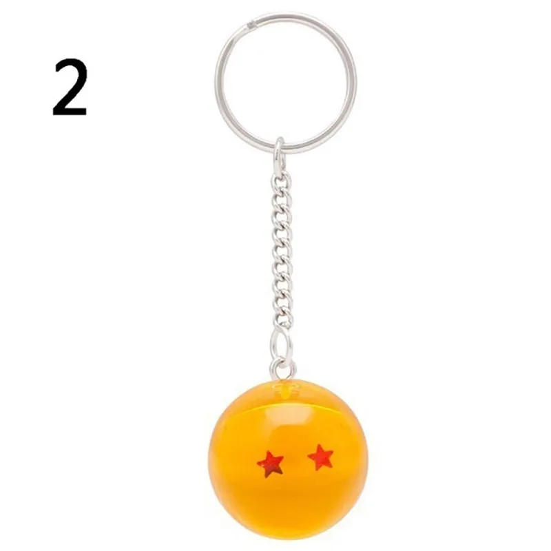Cartoon anime Dragon Ball Z Keychain Child DBZ cosplay Dragonball 7 Stars Crystal Keyrings New | Автомобили и мотоциклы