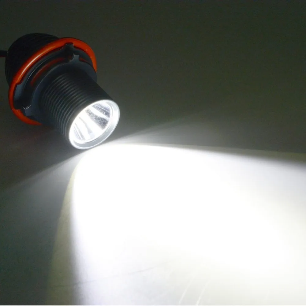 1 пара белый CREE XM L2 чипы светодиодный ошибок угол глаза гало кольца маркер