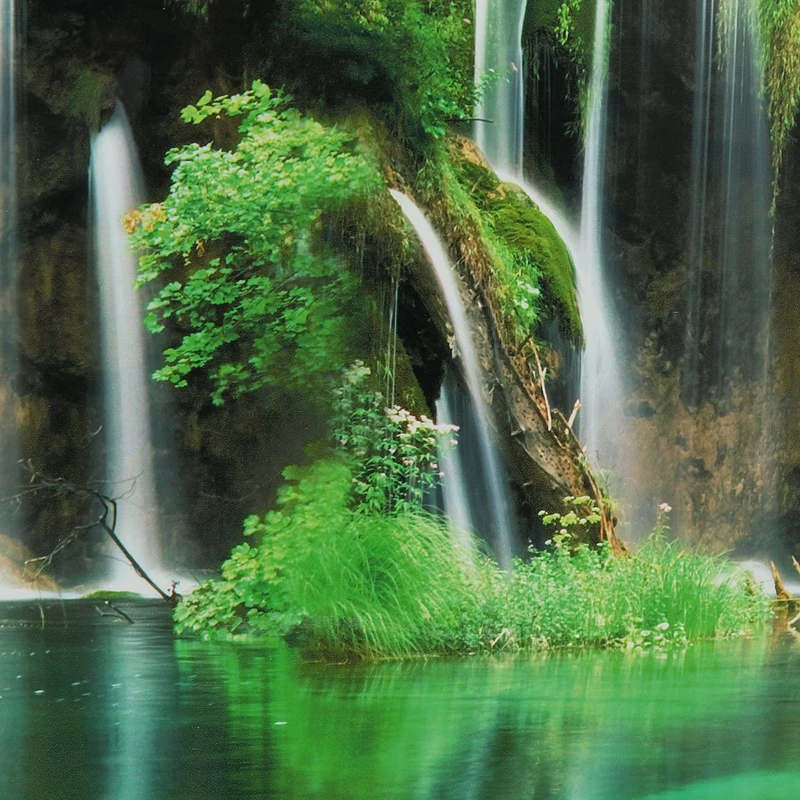 Промо-акция! Синий свежий морской фон аквариум океан Пейзаж Плакат | Дом и сад