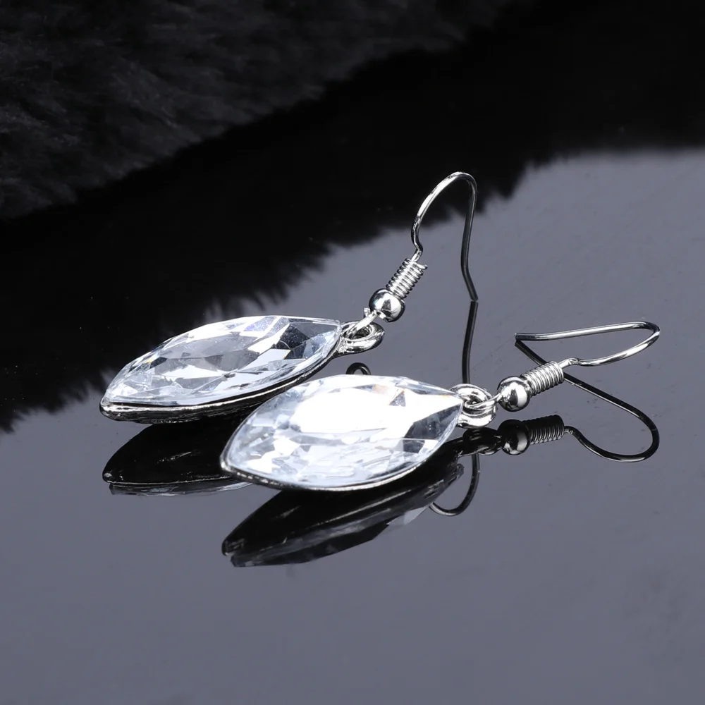 Модный посеребренный Свадебный комплект ювелирных изделий для невест