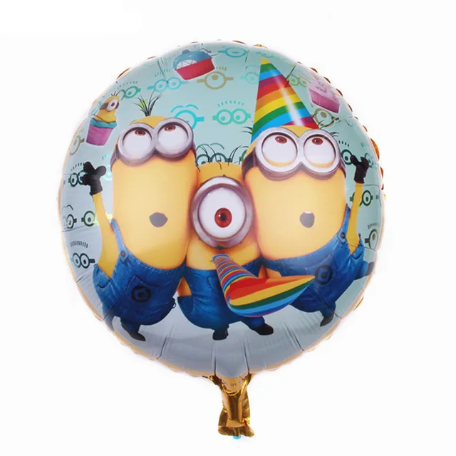 minions 1 Lucky 1 шт. 18 дюймов Человек-паук Мстители Heros Миньон Микки вечерние поставки Божья коровка фольги Гелий декоративные воздушные шары - Цвет: minions 1