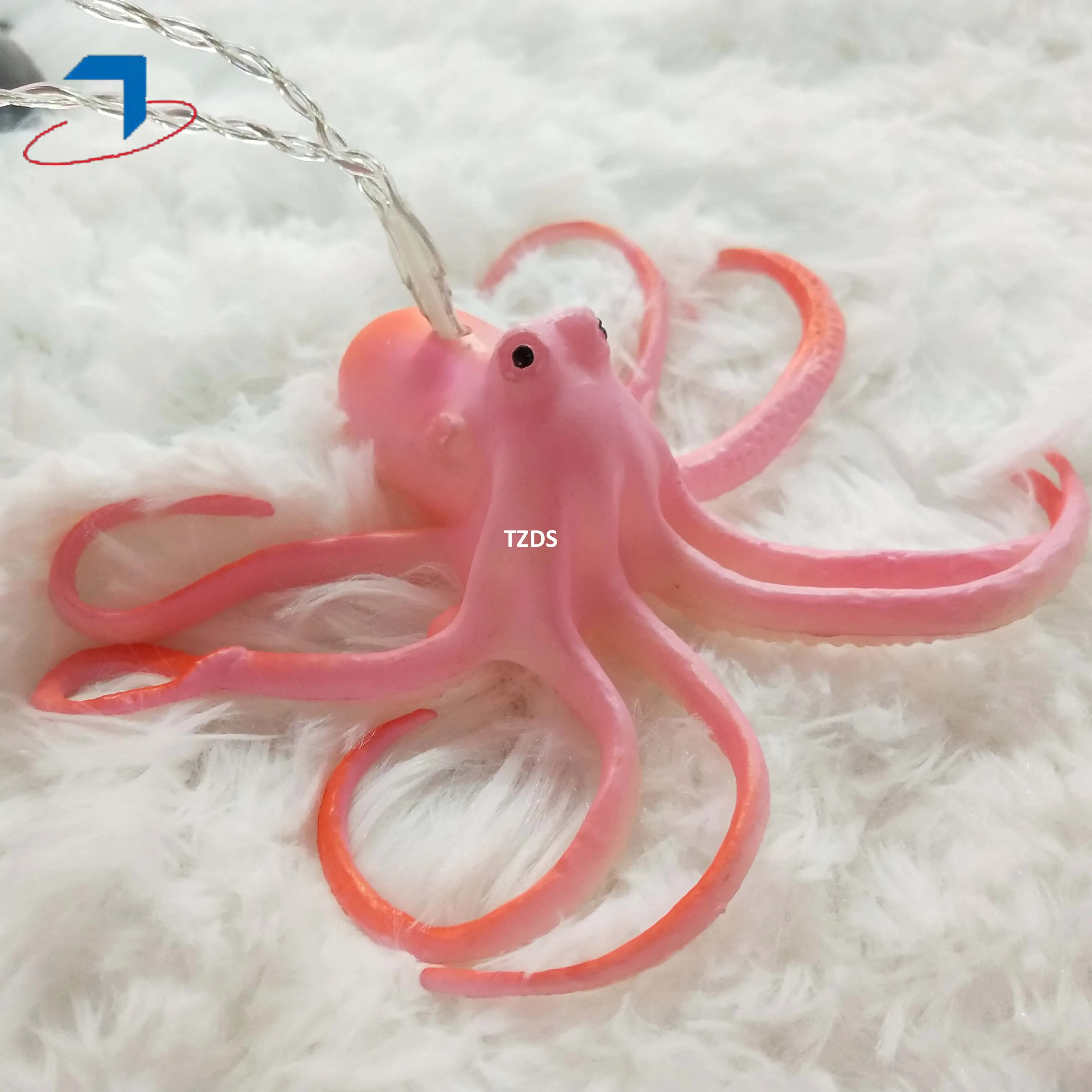 8 светодиодный батарея AAA светодиодные морские огни с животными для праздника