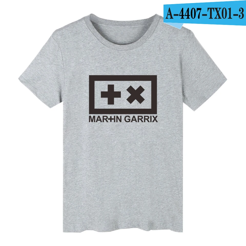 gray LUCKYFRIDAYF Забавные футболки DJ Martin Garrix с принтом Модные мужские женские футболки Повседневная футболка с коротким рукавом унисекс футболка Топ - Цвет: gray