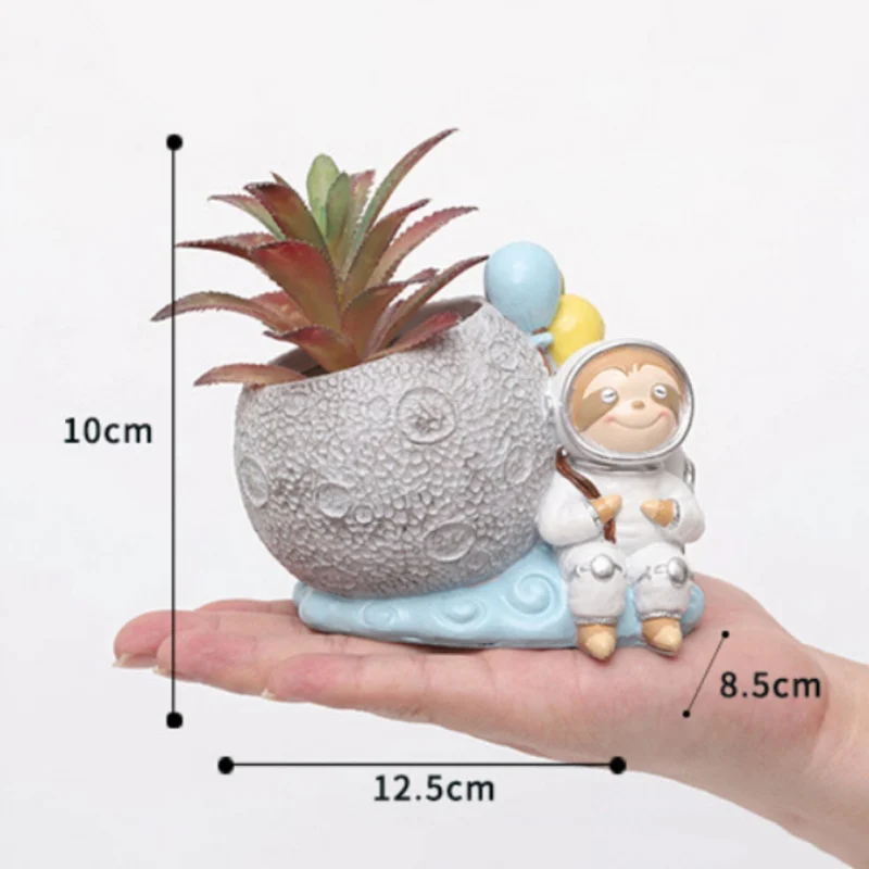 Новые цветочные горшки из смолы креативные сочные цветочный горшок для дома сада