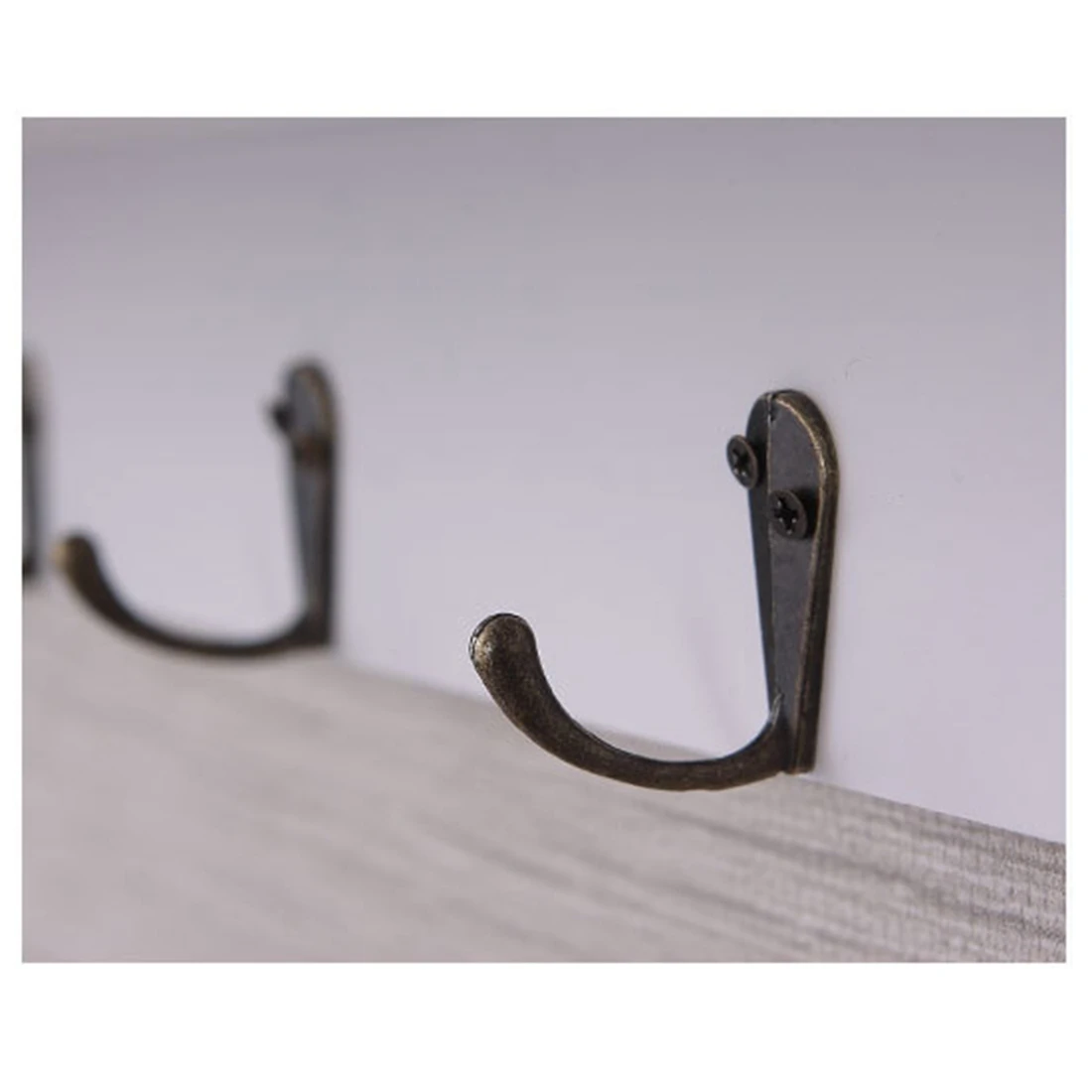 Новая Элегантная Деревянная Садовая настенная полка с перфорацией на английском