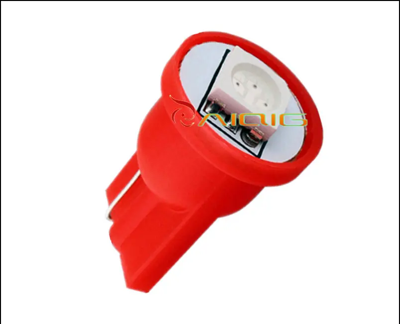 Светодиодная лампа T10 1 SMD 5050 красная 194 W5W для салона автомобиля 501 автомобильные