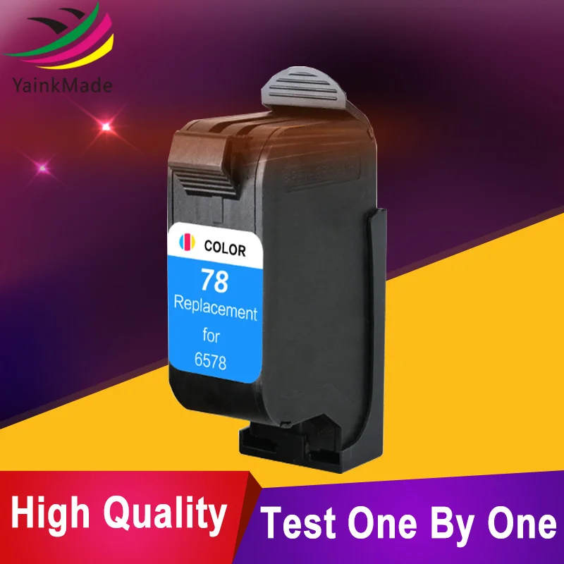 1pcs 78xl remanufactured Ink Cartridge for HP 78 Color Inkjet Replacement 1180c 1220c 1280 1600c 6122 Printer | Компьютеры и офис
