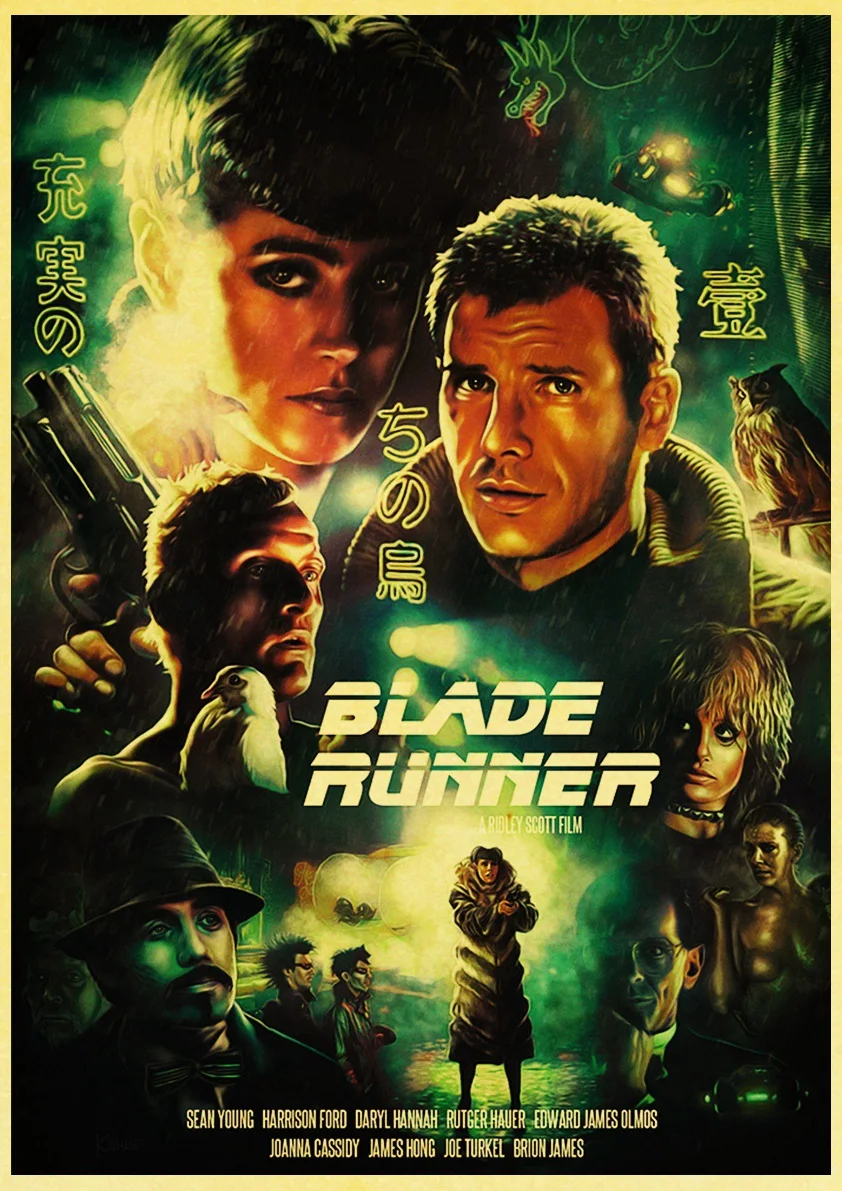 Фильм Blade Runner 2049 Ретро плакат печать высокого качества стикер стены гостиной домашний декор крафт-бумага бар стикер стены